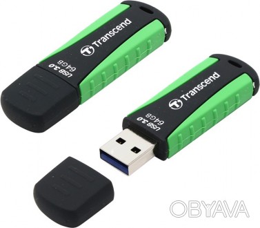 Флеш-накопичувач USB3.0 64GB Transcend JetFlash 810 Green 
 
Отправка данного то. . фото 1