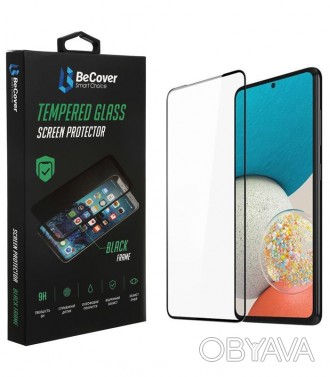 Захисне скло BeCover для Samsung Galaxy A53 SM-A536 Black 
 
Отправка данного то. . фото 1
