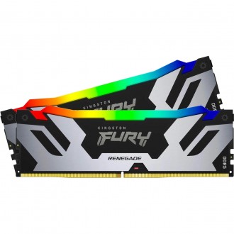 Модуль пам`яті DDR5 2x16GB/6400 Kingston Fury Renegade RGB 
 
Отправка данного т. . фото 3