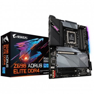 Материнська плата Gigabyte Z690 Aorus Elite DDR4 Socket 1700 
 
Отправка данного. . фото 2