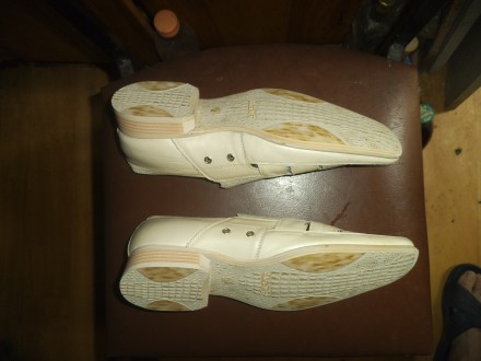 Туфлі чоловічі SHENWA (літо), шкіряні, колір - пісочний, розмір - 42

Туфлі чо. . фото 8