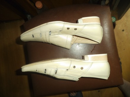 Туфлі чоловічі SHENWA (літо), шкіряні, колір - пісочний, розмір - 42

Туфлі чо. . фото 6