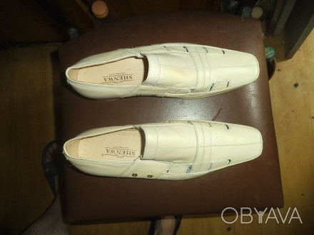 Туфлі чоловічі SHENWA (літо), шкіряні, колір - пісочний, розмір - 42

Туфлі чо. . фото 1