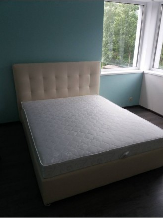 Ліжко "Лугано" - класичне. Голова ліжка пом'якшена, обтягнута оббивною тканиною . . фото 3