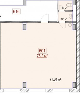 В новом БЦ по ул.Глубочицкая,17 продаётся офис 75.2 м.кв. Офис расположен на 6-о. . фото 13