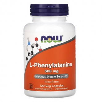 Л-Фенілаланін Now Foods L-Phenylalanine 500 мг 120 капсул:
ОПИС ТОВАРУ:
Л-феніла. . фото 2