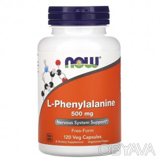 Л-Фенілаланін Now Foods L-Phenylalanine 500 мг 120 капсул:
ОПИС ТОВАРУ:
Л-феніла. . фото 1