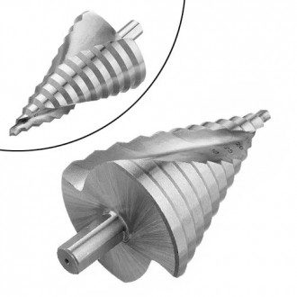 Ступеневі свердла призначені для центрування, свердління бездоганно круглих за ф. . фото 2