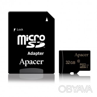 Карта пам`ятi MicroSDHC 32GB UHS-I Class 10 Apacer + SD adapter 
 
Отправка данн. . фото 1