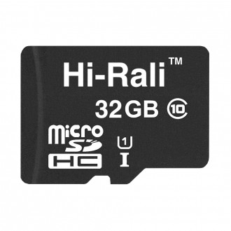 Карта пам`ятi MicroSDHC 32GB UHS-I Class 10 Hi-Rali 
 
Отправка данного товара п. . фото 2