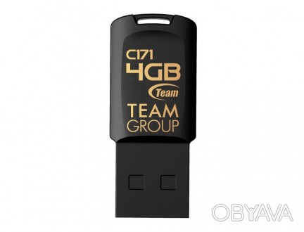Флеш-накопичувач USB 4GB Team C171 Black 
 
Отправка данного товара производитьс. . фото 1