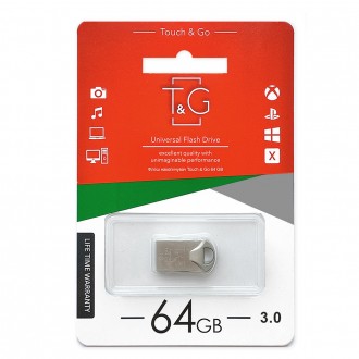 Флеш-накопичувач USB3.0 64GB TG 106 Metal Series Silver 
 
Отправка данного това. . фото 3