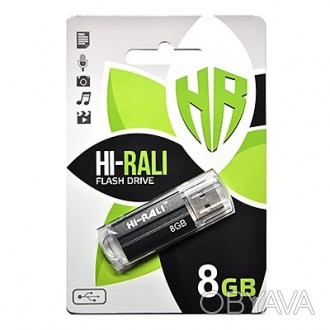 Флеш-накопичувач USB 8GB Hi-Rali Corsair Series Black 
 
Отправка данного товара. . фото 1