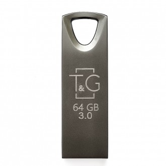 Флеш-накопичувач USB3.0 64GB TG 117 Metal Series Black 
 
Отправка данного товар. . фото 2