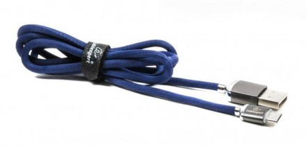 Кабель Cablexpert USB 2.0 A - microUSB, преміум, 1м, синій 
 
Отправка данного т. . фото 3