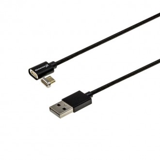 Кабель Grand-X USB-microUSB, магнітний, 1м, Black 
 
Отправка данного товара про. . фото 5