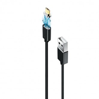 Кабель Grand-X USB-microUSB, магнітний, 1м, Black 
 
Отправка данного товара про. . фото 4