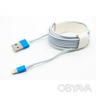 Кабель Dengos USB-Lightning 3м White 
 
Отправка данного товара производиться от. . фото 1