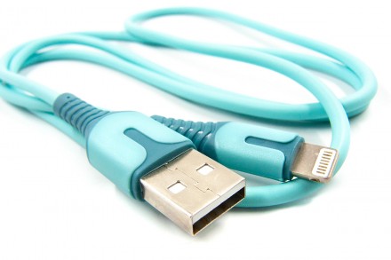 Кабель Dengos USB-Lightning 1м Blue 
 
Отправка данного товара производиться от . . фото 3