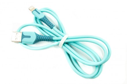 Кабель Dengos USB-Lightning 1м Blue 
 
Отправка данного товара производиться от . . фото 2