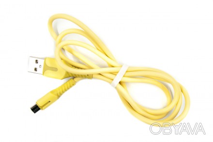 Кабель Dengos USB-microUSB 1м Yellow 
 
Отправка данного товара производиться от. . фото 1
