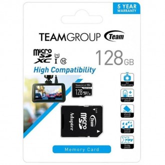 Карта пам`ятi MicroSDXC 128GB UHS-I Class 10 Team Dash Card + SD-adapter 
 
Отпр. . фото 4