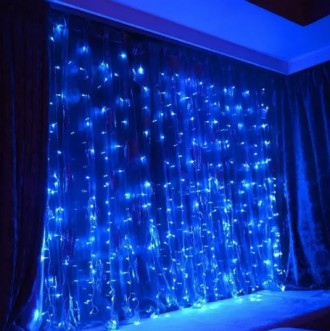 
Гірлянда штора водоспад новорічна на вікно Xmas LED 3M*2M 320-B Синя
 
 
Світло. . фото 8