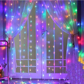 
Гірлянда водоспад новорічна штора Різнобарвна Xmas LED 2M*2M 200-WW-2
 
 
 
 
 . . фото 5