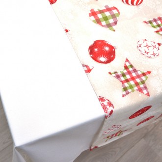 Стильна доріжка на стіл із новорічним малюнком для тих, хто любить вишукані та 
. . фото 5