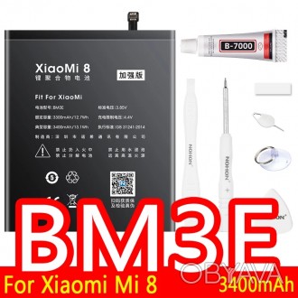 Аккумуляторная батарея Nohon BM3E на Xiaomi Mi 8 Mi8 3400mAh