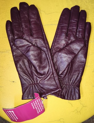 Кожаные перчатки Next, размер-medium, ширина-8см, средний палец-8.5см, длина-22с. . фото 3