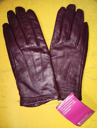 Кожаные перчатки Next, размер-medium, ширина-8см, средний палец-8.5см, длина-22с. . фото 2