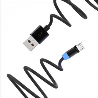 Кабель SkyDolphin S59V Magnetic USB - мicroUSB 1м, Black 
 
Отправка данного тов. . фото 3
