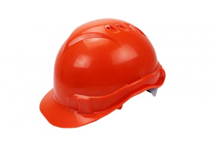 GTM SH-D028 - будівельна каска помаранчевого кольору для захисту голови від пошк. . фото 2