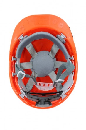 GTM SH-D028 - будівельна каска помаранчевого кольору для захисту голови від пошк. . фото 3