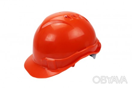 GTM SH-D028 - будівельна каска помаранчевого кольору для захисту голови від пошк. . фото 1