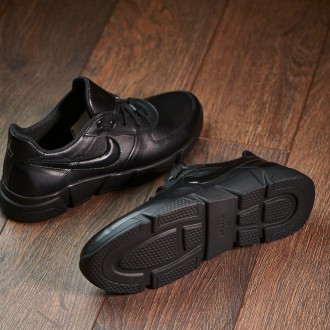 ?Мужские кожаные кроссовки Nike ?✅Премиум качество ✅Комфортные в носки✅Размер по. . фото 4
