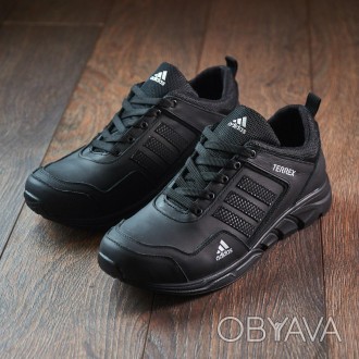 ? Мужские кроссовки Adidas черные ?✅Премиум качество ✅Комфортные в носки✅Размер . . фото 1