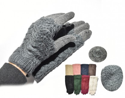 Жіночі теплі зимові рукавички. Виробництво Китай.
Дуже теплі и м'які, Завдяки га. . фото 2