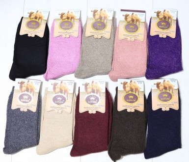 Зимние теплые женские носки, производство Китай. Хорошее качество нитки и плетен. . фото 2
