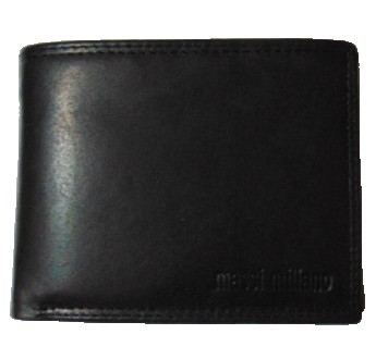 Мужской кожаный кошелек из гладкой натуральной кожи
2 отделения для купюр 
14 ка. . фото 2