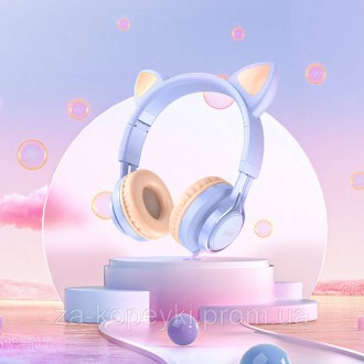 Качественные наушники HOCO Cat Ear Headphones W36 – яркие и красивые, отличный п. . фото 6