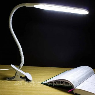 Настольная светодиодная LED-лампа-прищепка XSD-206 сделана в оригинальном минима. . фото 9