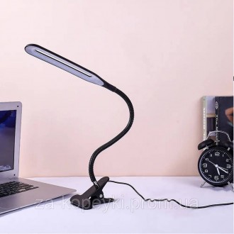 Настольная светодиодная LED-лампа-прищепка XSD-206 сделана в оригинальном минима. . фото 5