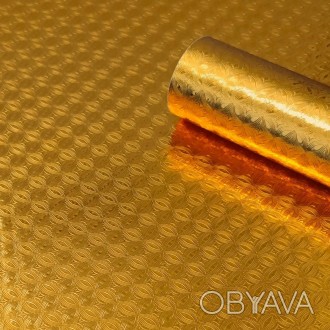 Самоклеющаяся пленка узорная золото 0,40х10м (MM-6005-1)
Пленка на самоклейке ид. . фото 1