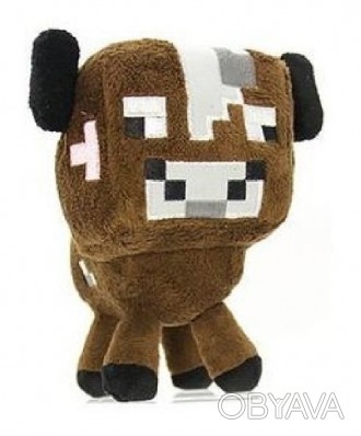 Іграшка Корова Minecraft - "Cow" - 16 х 15 див.. . фото 1