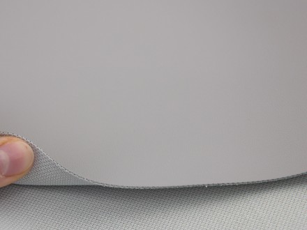 Автомобільний шкірозамінник сірий холодний 15537/1, на тканинній основі, ширина . . фото 3