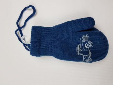 Дитячі польські рукавички утепленні для хлопців р.14 см (4-6 років) (6 пар набір. . фото 4