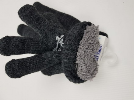 Детские польские перчатки утепленные для мальчиков, р.15 см (4-6 лет) (6 пар наб. . фото 3