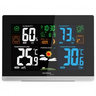 Метеостанція Technoline WS6462 Black (WS6462). . фото 5 Виробнику вдалося забезпечити Technoline WS6462 максимальним функціоналом для ме. . фото 5